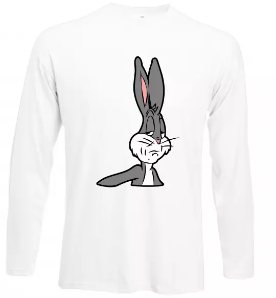 Лонгслив Bugs Bunny meme Белый фото