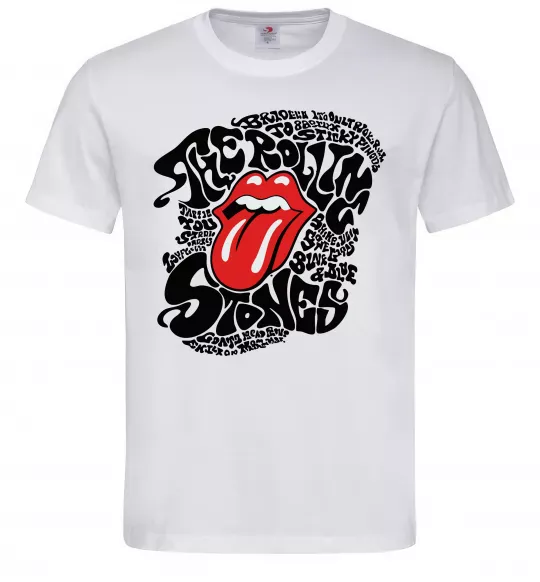 Мужская футболка The Rolling Stones song Белый фото
