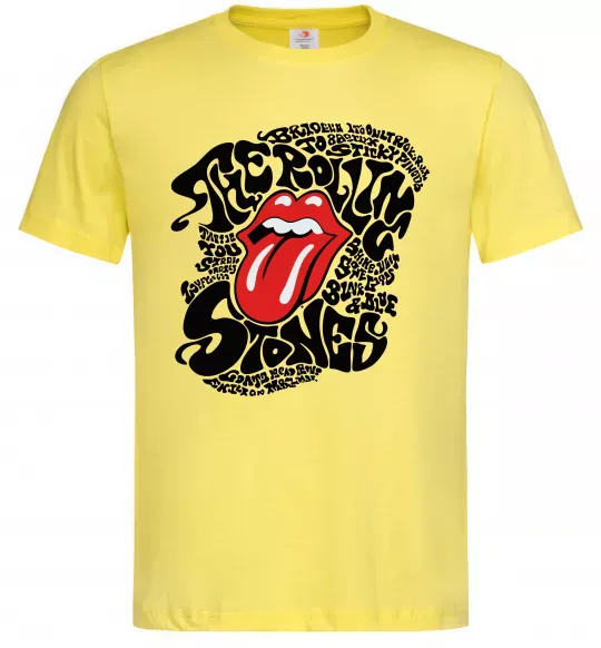 Мужская футболка The Rolling Stones song Лимонный фото