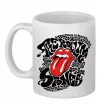 Чашка керамическая The Rolling Stones song Белый фото
