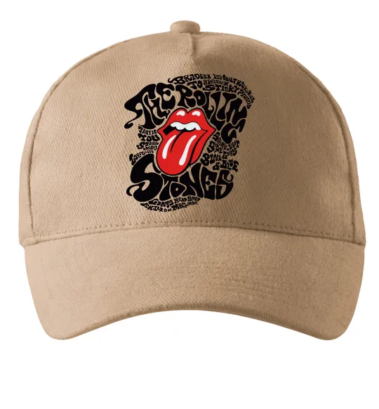 Кепка The Rolling Stones song Пісочний фото