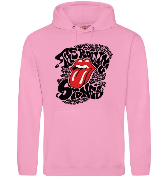 Женская толстовка (худи) The Rolling Stones song Розовый фото