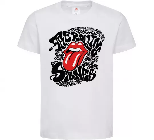 Детская футболка The Rolling Stones song Белый фото