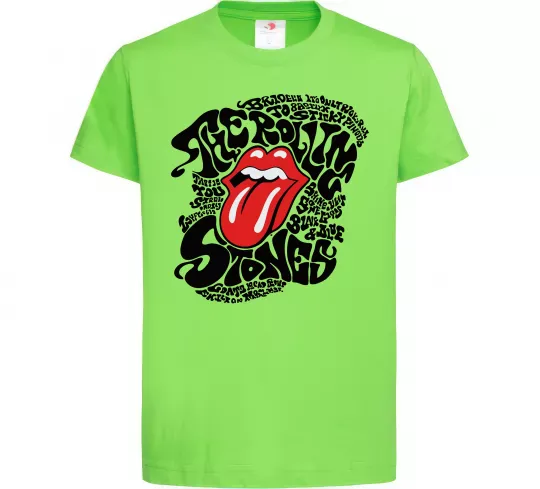 Детская футболка The Rolling Stones song Лаймовый фото