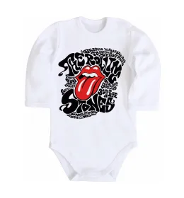 Дитячий бодік The Rolling Stones song Білий фото