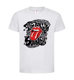 Детская футболка The Rolling Stones song Белый фото