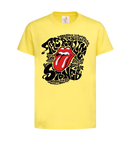 Детская футболка The Rolling Stones song Лимонный фото