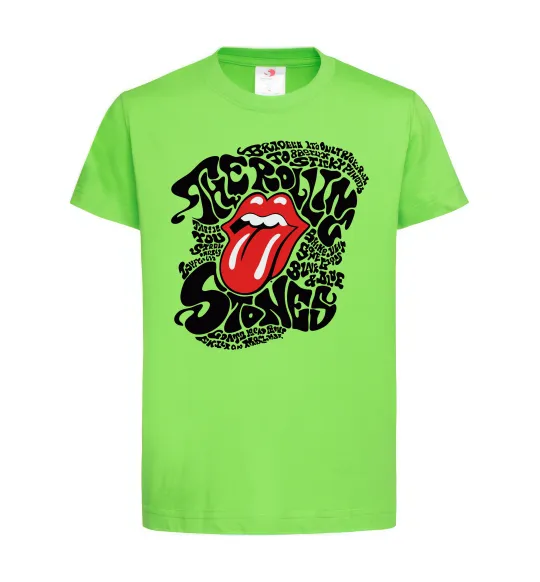 Детская футболка The Rolling Stones song Лаймовый фото
