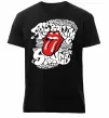 Мужская премиум футболка The Rolling Stones song Черный фото