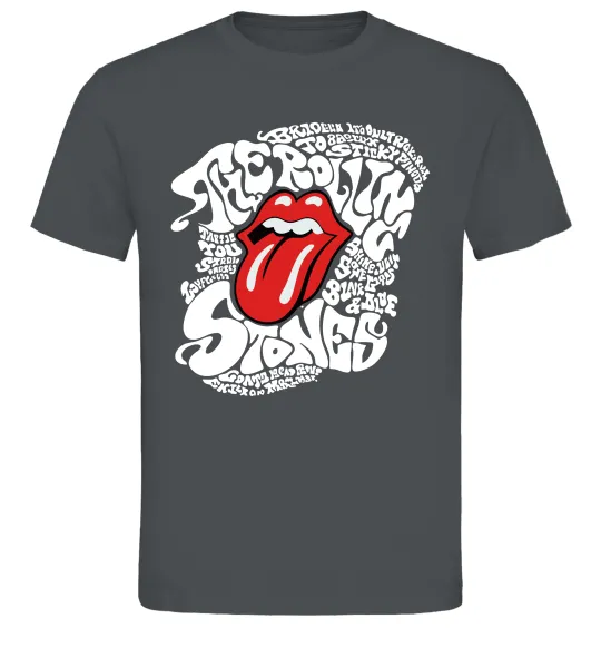 Мужская футболка The Rolling Stones song Графит фото