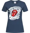 Жіноча футболка The Rolling Stones song Темно-синій фото