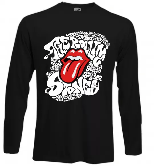 Лонгслив The Rolling Stones song Черный фото