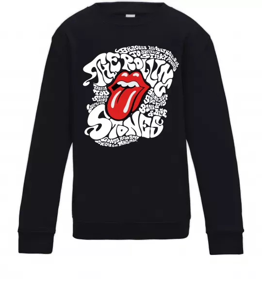 Детский Свитшот The Rolling Stones song Черный фото