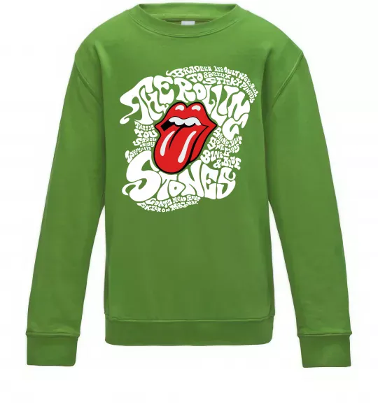 Детский Свитшот The Rolling Stones song Лаймовый фото