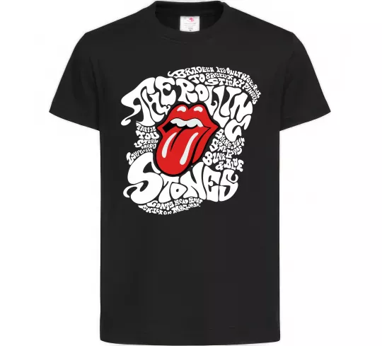 Детская футболка The Rolling Stones song Черный фото