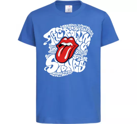 Детская футболка The Rolling Stones song Ярко-синий фото
