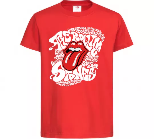 Детская футболка The Rolling Stones song Красный фото