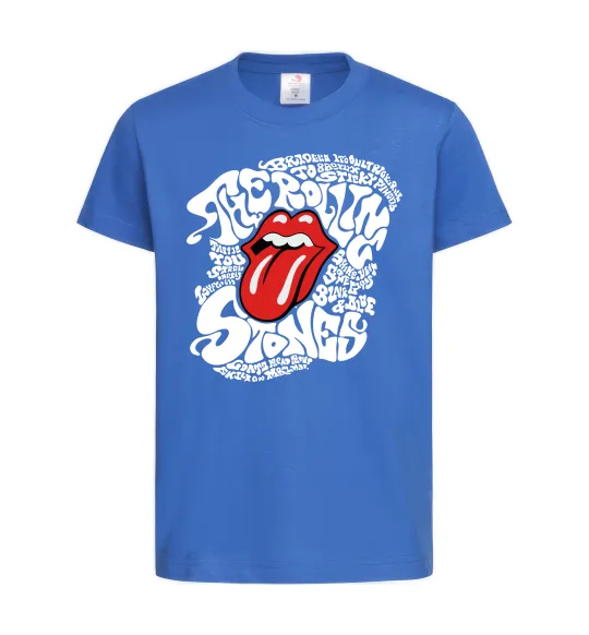 Детская футболка The Rolling Stones song Ярко-синий фото
