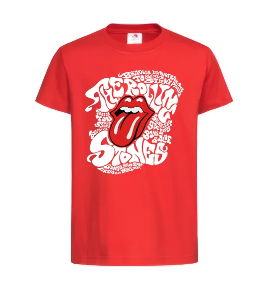 Детская футболка The Rolling Stones song Красный фото