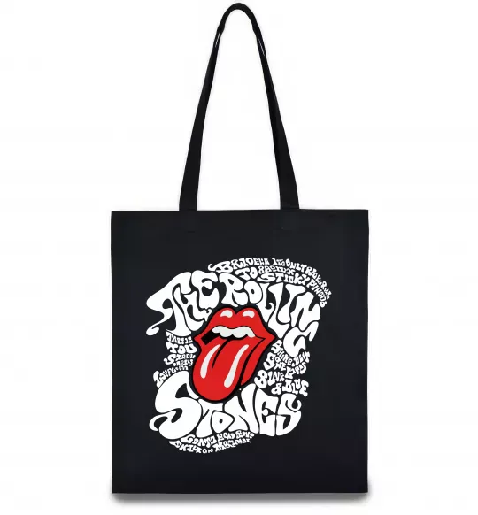 Еко-сумка The Rolling Stones song Чорний фото