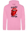 Чоловіча толстовка (худі) Stones tour 24 Рожевий фото