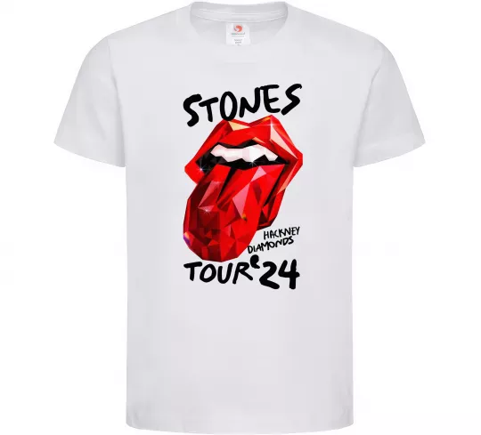 Дитяча футболка Stones tour 24 Білий фото