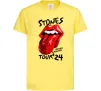 Дитяча футболка Stones tour 24 Лимонний фото