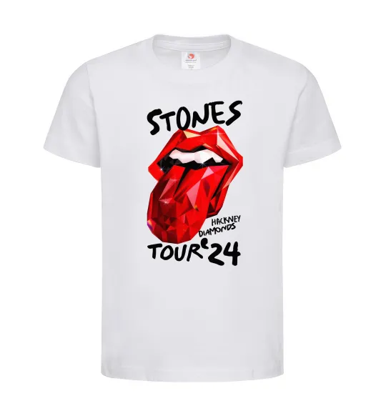 Дитяча футболка Stones tour 24 Білий фото