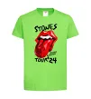 Дитяча футболка Stones tour 24 Лаймовий фото