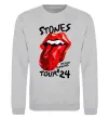 Світшот Stones tour 24 Сірий меланж фото