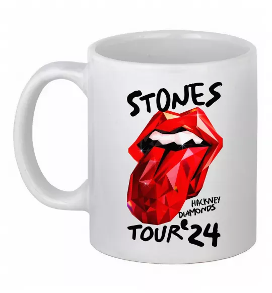 Чашка керамическая Stones tour 24 Белый фото