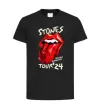 Дитяча футболка Stones tour 24 Чорний фото