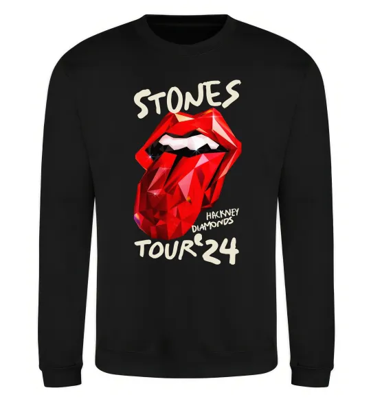 Світшот Stones tour 24 Чорний фото