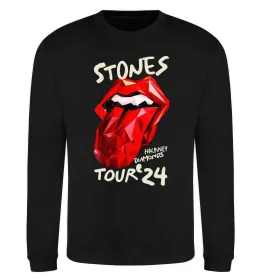 Світшот Stones tour 24 Чорний фото