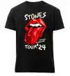 Чоловіча преміум футболка Stones tour 24 Чорний Чоловіча преміум футболка Stones tour 24 Чорний фото