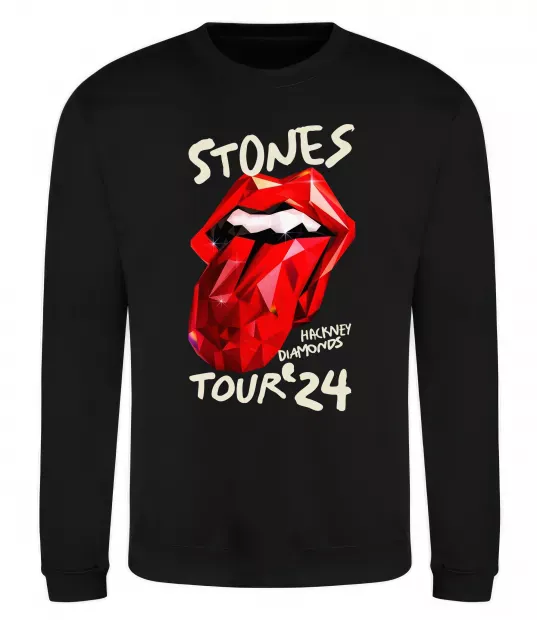 Світшот Stones tour 24 Чорний фото