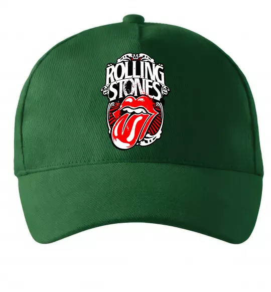 Кепка The Rolling Stones retro Темно-зеленый фото