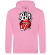 Мужская толстовка (худи) The Rolling Stones retro Розовый фото
