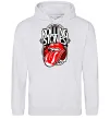 Женская толстовка (худи) The Rolling Stones retro Серый меланж фото