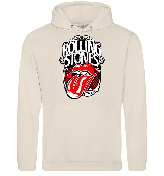 Женская толстовка (худи) The Rolling Stones retro Таш фото