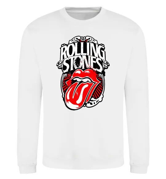 Свитшот The Rolling Stones retro Белый фото