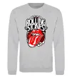 Свитшот The Rolling Stones retro Серый меланж фото