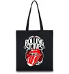 Еко-сумка The Rolling Stones retro Чорний фото