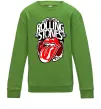 Детский Свитшот The Rolling Stones retro Лаймовый фото
