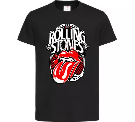 Детская футболка The Rolling Stones retro Черный фото
