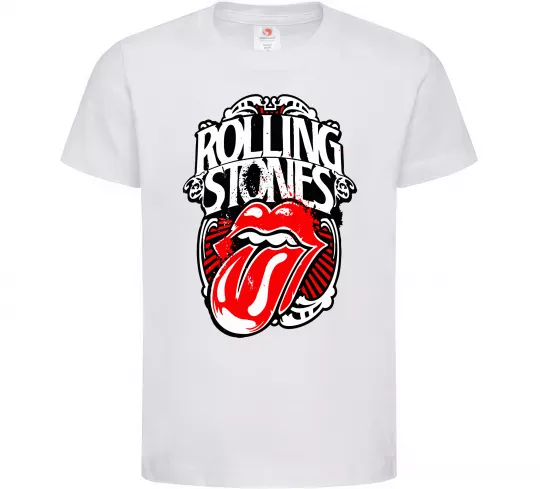 Детская футболка The Rolling Stones retro Белый фото