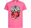 Детская футболка The Rolling Stones retro Ярко-розовый фото