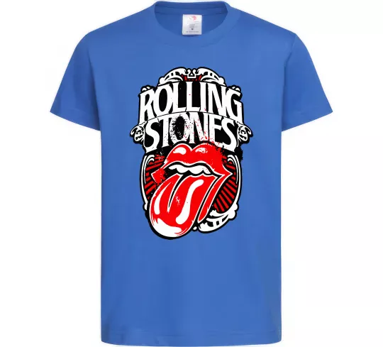 Детская футболка The Rolling Stones retro Ярко-синий фото