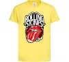 Детская футболка The Rolling Stones retro Лимонный фото