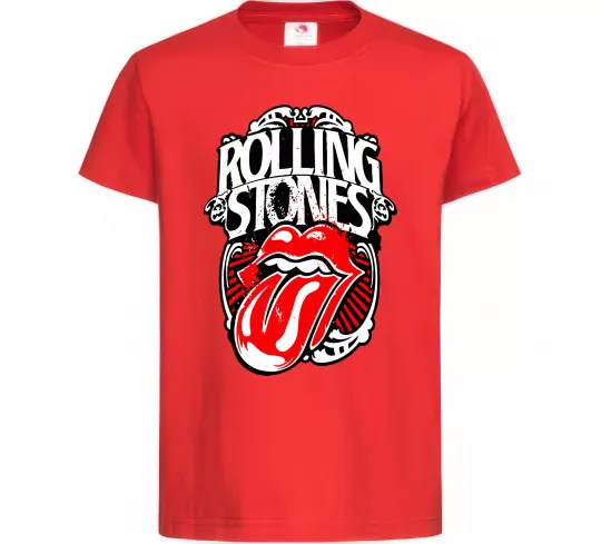 Детская футболка The Rolling Stones retro Красный фото